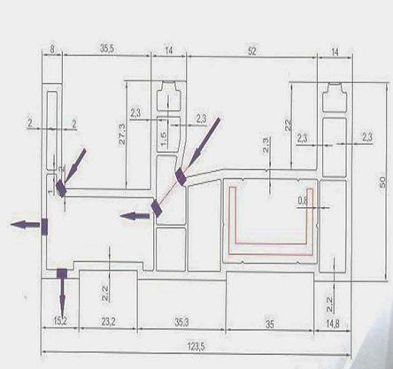 في الأردن UPVC مصنع شبابيك 