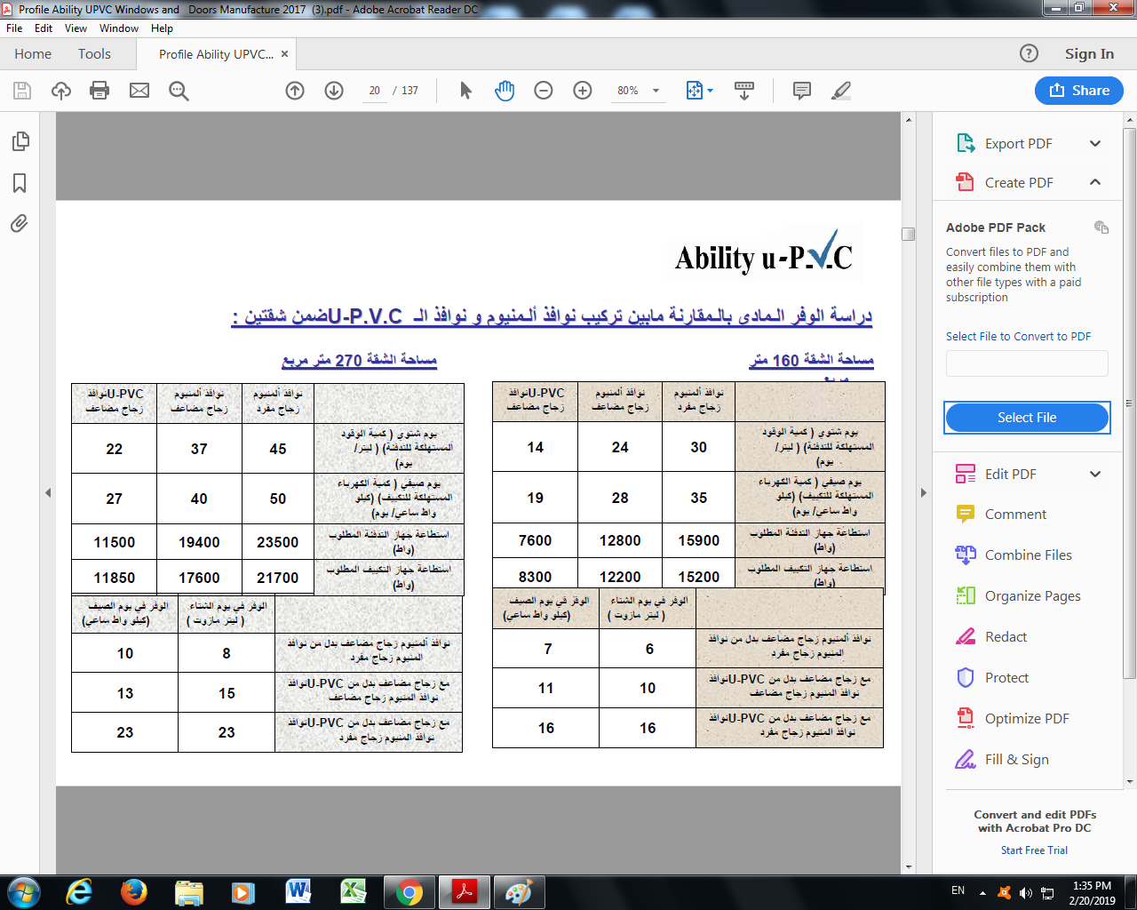 UPVC Windows In Jordan