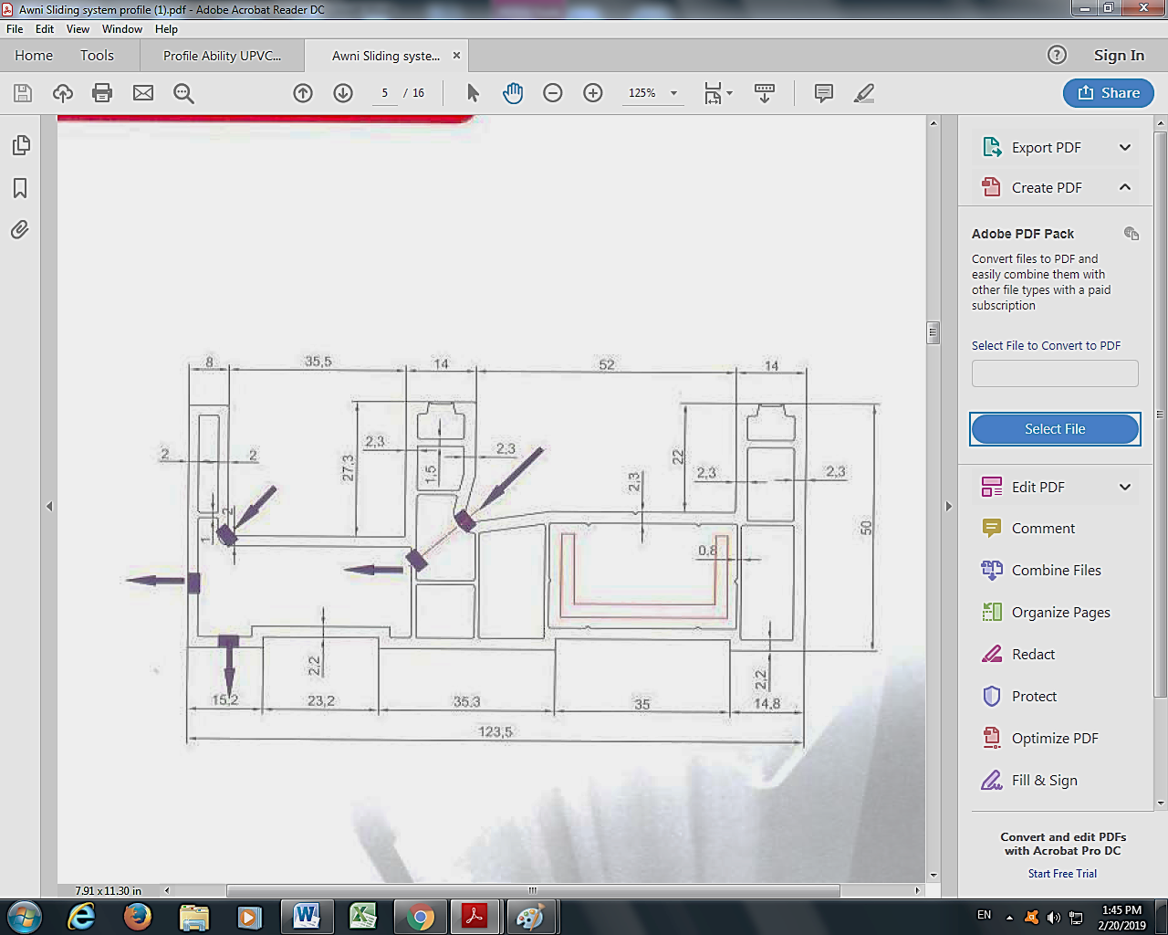 في الأردن UPVC مصنع شبابيك 